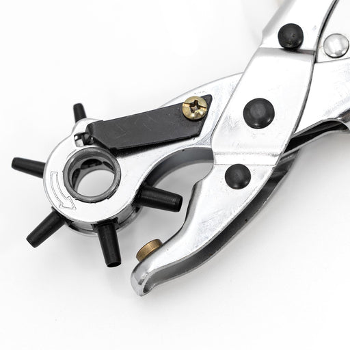 Jeffers Heavy Duty Compound Action Leather Punch with Soft Grip Handle - IAL2 - 1 - 2