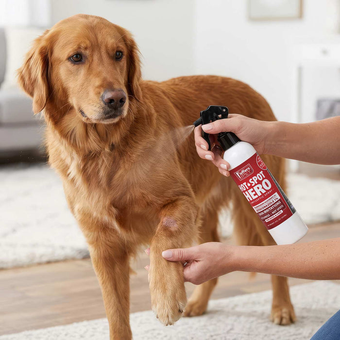 Jeffers Hot Spot Hero Antiseptic Spray for Dogs, Cats and Horses, 8 oz - JEF2Z4 - 8 oz - 6