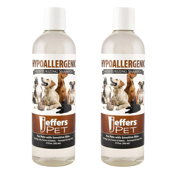 Jeffers Hypoallergenic Moisturizing Pet Shampoo for Sensitive Skin - TZ1C-2 - 17 oz - 2 - 7