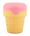 Jeffers Ice Cream Cone Natural Rubber Stuffable Treat Dispensing Dental Dog Chew Toy - I7QV - Multi - Medium - 1 - 12