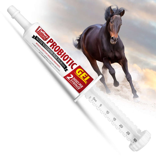 Jeffers IverPro 2 Pack Horse Dewormer Paste with Probiotic Gel, Ivermectin 1.87% Equine Parasite Control & Digestive Support - JEF2A1-KIT - 2 Pack - 9