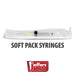 Jeffers Luer Lock Syringe/Needle Combo, Box of 100 - XQD5 - Luer Lock - 12 mL L.L. w/ 18 ga x 1" - 7