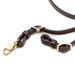 Jeffers LuxeLeather Heavy Oiled Adjustable Roping Rein with Scissor Snap for Horses - JEF13R - Heavy Oiled - 5/8" x 8' - 1 - 16