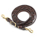 Jeffers LuxeLeather Heavy Oiled Laced Barrel Rein for Horses - JEF13H - Heavy Oiled - 3/4" x 7.5' - 1 - 3