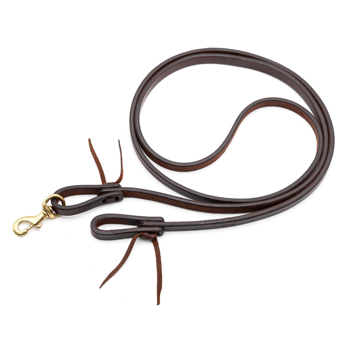 Jeffers LuxeLeather Heavy Oiled Roping Rein with Bolt Snap — Pet ...