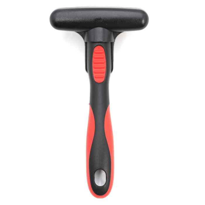 Jeffers Magic Spring Undercoat Rake for Pet Grooming - UWME - Double Row - 13 long pins & 12 short pins - 8