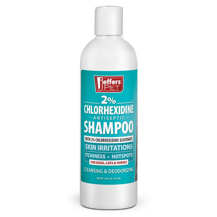 Jeffers Medicated 2% Chlorhexidine Shampoo for Dogs, Cats & Horses - JEFFFE - 16 oz - 1 - 1