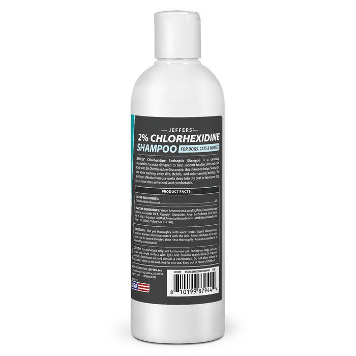 Jeffers Medicated 2% Chlorhexidine Shampoo for Dogs, Cats & Horses - JEFFFE - 16 oz - 1 - 2