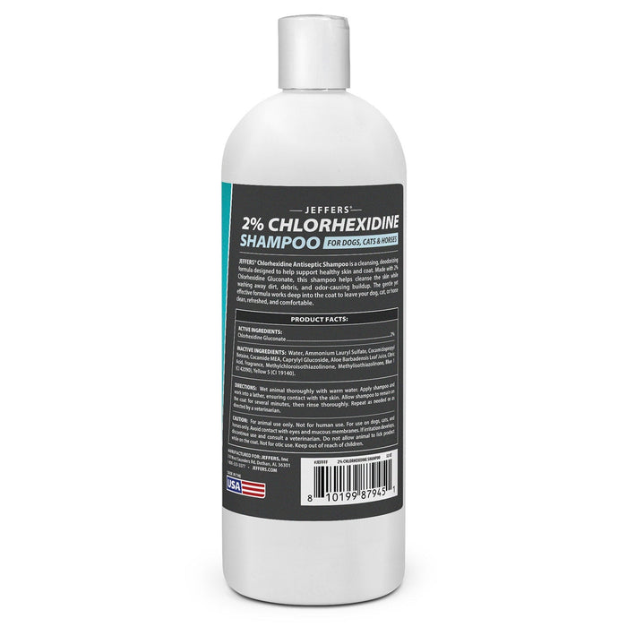 Jeffers Medicated 2% Chlorhexidine Shampoo for Dogs, Cats & Horses - JEFFFF - 32 oz - 1 - 5