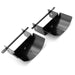 Jeffers Metal Horse Jump Cups, Pair - IAB9 - 1 Pack - 2 Pcs - Black - 1