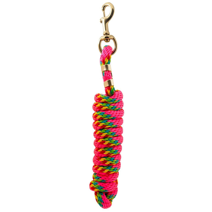 Jeffers Neon Poly Lead Rope with Bolt Snap, 8' - XQED - Pink - 1 - 11