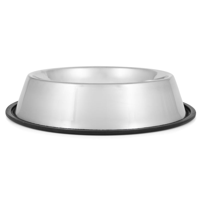 Jeffers No - Skid/No - Tip Stainless Steel Pet Bowls - G3N4 - 3 quart - 14