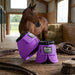 Jeffers No-Turn Bell Boots for Horses, Solid Colors, 2 Count - JEF2Y7 - Medium - Purple - 2 ct - 29