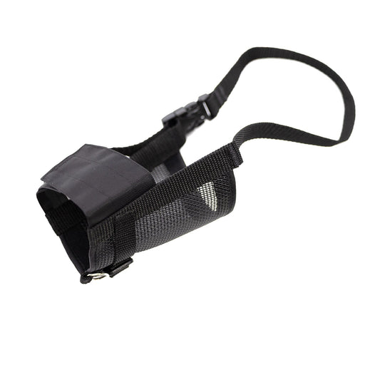 Jeffers Nylon Mesh Adjustable Dog Muzzle - IDM1 - 1S - Black - 1