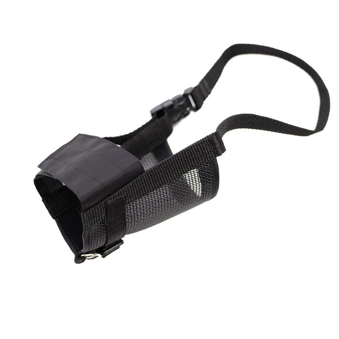 Jeffers Nylon Mesh Adjustable Dog Muzzle - IDM1 - 1S - Black - 1