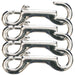 Jeffers Open Eye Snap - IABX-4 - Zinc - plated - 4" L - 4 pk - 3