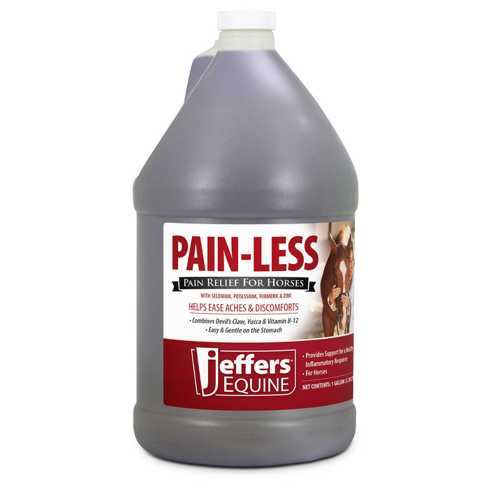 Jeffers Pain - Less Pain Relief Liquid for Horses - JEF2P8 - Gallon - 1 - 2