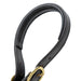 Jeffers Paris Padded Leather Horse Halter with Throat Snap – Adjustable Black Premium Triple Stitching - JEF15Z - Black - Cob - 1 - 5
