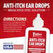 Jeffers Pet Anti - Itch Ear Drops with Hydrocortisone Ear Relief for Dogs & Cats - JEF2RH - 2 fl oz - 4