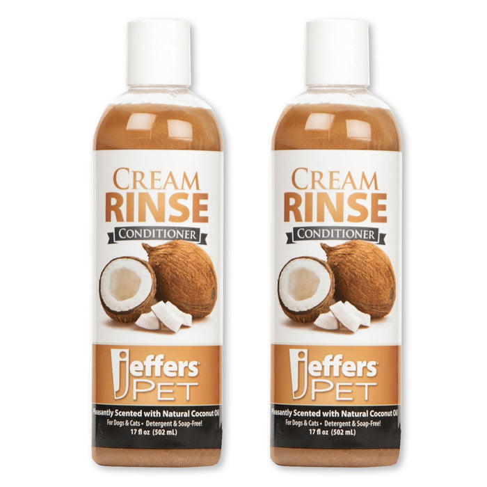 Jeffers Pet Cream Rinse Dog & Cat Conditioner with Coconut Oil - TZP9-2 - 17 oz - 2 - 3