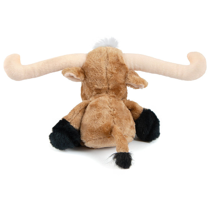 Jeffers Plush Longhorn Steer Squeaker Dog Toy, 8" - I7AC - 8" - 1 ct - 3