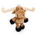 Jeffers Plush Longhorn Steer Squeaker Dog Toy, 8" - I7AC - 8" - 1 ct - 1