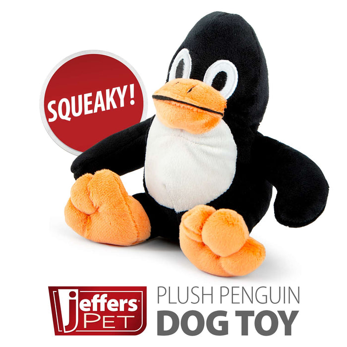 Jeffers Plush Penguin Squeaker Dog Toy - I7PP - 1 ct - 3