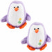 Jeffers Plush Penguin Squeaker Toy for Puppies & Small Dogs - I7AS-2PK - Purple - 2 ct - 10