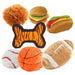 Jeffers Plush Shapes Share the Love Squeaker Dog Toys, 7 Piece Kit - I7D1-KIT - 7 Piece - 1