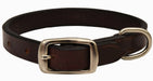 Jeffers Premium Flat Leather Dog Collars - GAGI5 - 5/8" x 9" - Brown - 1