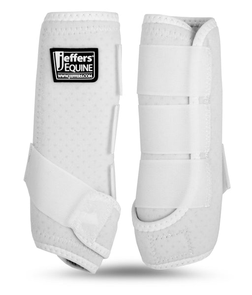 Jeffers Protective Horse Boots, Solid Colors - JEF2LJ - Small - White - 2 ct - 4