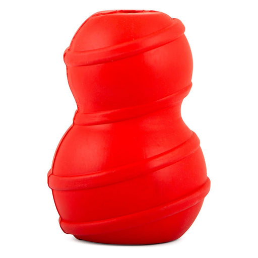 Jeffers Red Classic Stuffable Fetch & Chew Natural Rubber Treat Dispensing Dental Dog Toy - I7QN - Red - Medium - 1 - 2
