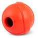 Jeffers Red Orbits Ball Natural Rubber Dental Treat Dispensing Dog Chew Toy - I7Q2 - Red - Medium - 1 - 8