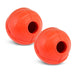 Jeffers Red Orbits Ball Natural Rubber Dental Treat Dispensing Dog Chew Toy - I7Q2-2 - Red - Medium - 2 - 13