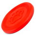 Jeffers Red Paw Frisbee Natural Rubber Dog Toy for Fetching & Chewing - I7RS - Red - Medium - 1 - 10