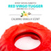 Jeffers Red Virgo Tugger Natural Rubber Dog Dental Chew Toy for Interactive or Solo Play - I7RX - Red - Small - 1 - 2