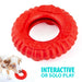 Jeffers Red Virgo Tugger Natural Rubber Dog Dental Chew Toy for Interactive or Solo Play - I7RX - Red - Small - 1 - 1