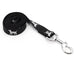 Jeffers Reflective Hound Series Nylon Dog Leash - IDCG - 1"W x 4'L - Black - 8