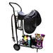 Jeffers Rolling Saddle & Tack Cart, 1 Tier Metal Horse Show Cart - IA9T - Black - Each - 5