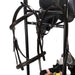 Jeffers Rolling Saddle & Tack Cart, 1 Tier Metal Horse Show Cart - IA9T - Black - Each - 6