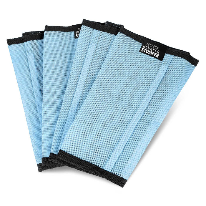 Jeffers Romper Stomper "Stomp - Free" Fly Boots for Horses, 4 pack - JEF2RF - Light Blue - Small - 17