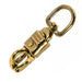 Jeffers Round Eye Brass Panic Snap, 3/4" x 3 - 5/8" - IAB6 - 3/4”W x 3 - 5/8”L - Single - 1