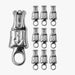 Jeffers Round Eye Panic Snap, 3 - 7/8"L - IAC1-10 - 1/2" x 3 - 7/8" - 10 Pack - 7