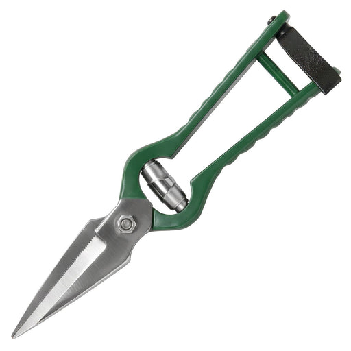 Jeffers Serrated Foot Rot Hoof Trimming Shears for Livestock - JISA - Green - 10"L - 1