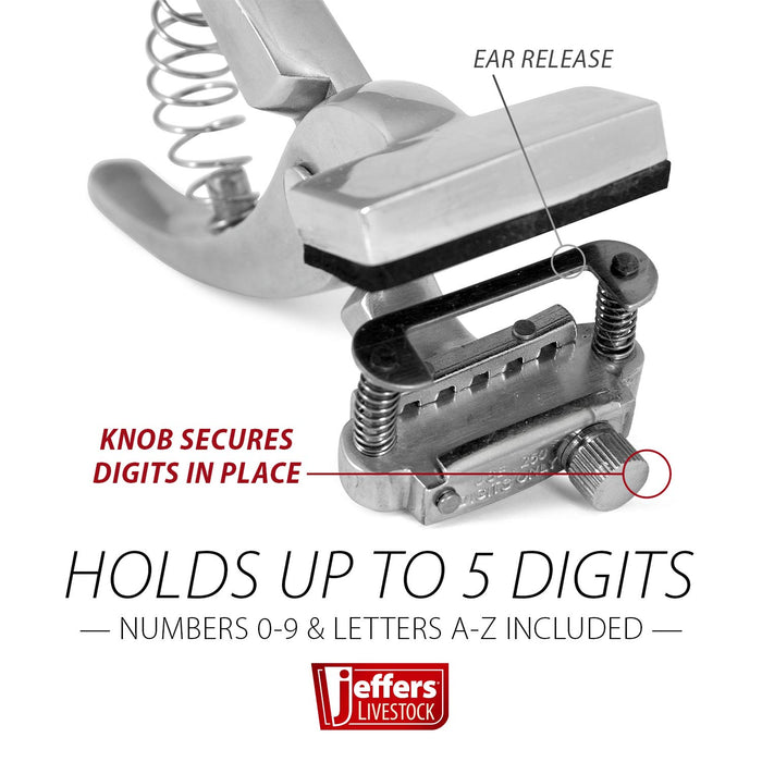 Jeffers Small Animal Tattoo Outfit with Roll - On Ink - JISE-KIT - With Ear Release - 7