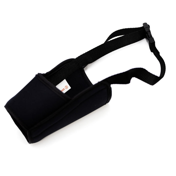 Jeffers Soft Neoprene Dog Muzzles - IDME - Size 0 (4") - Black - 3