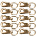 Jeffers Solid Brass Spring Snap, 3/4" x 3 - 1/2"L - IAD3-10 - 10 - 2