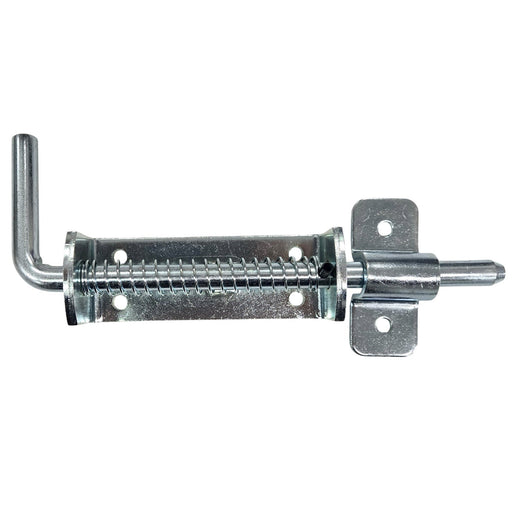 Jeffers Spring Loaded Gate Latch for Barns & Stalls - IA9J - Silver - 9 in - Each - 1