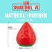 Jeffers Squeaky Strawberry Natural Rubber Dog Dental Chew Toy with Squeaker & Vanilla Scent for Medium Chewers - I7RT - Multi - Small - 1 - 3