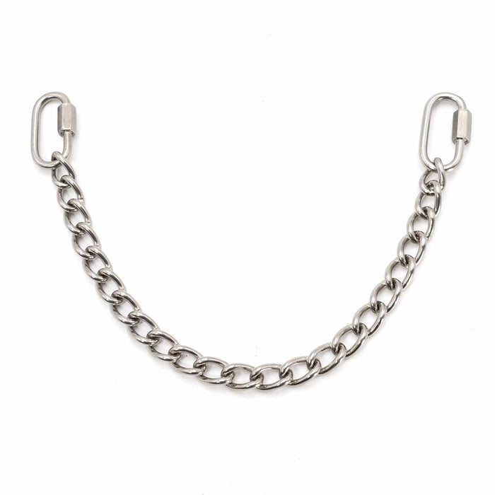 Jeffers Stainless Steel Curb Chain with Quick Links - IAZD - 10"L - 1 ct - 1